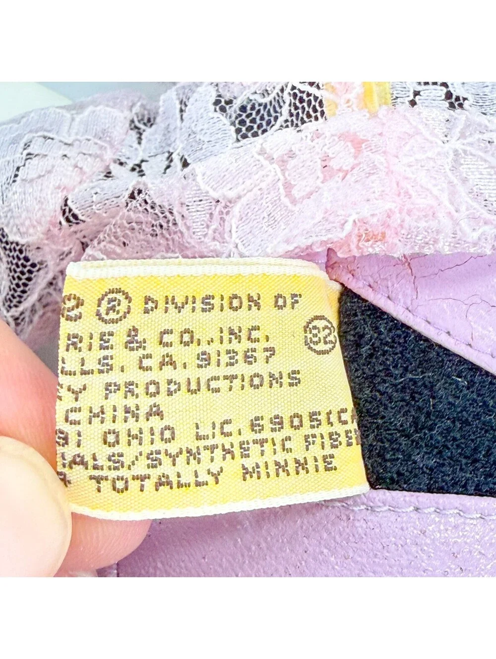 1986 Disney Totally Minnie Doll Applause #8534 Vinyl Head RARE MINI SKIRT & LACE
